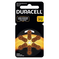 Batterias Duracell  Battery  Hearing Aids  6 Cb312 - 41333030203