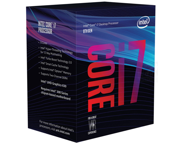 Intel Core I7 8700K  37 Ghz  6 Ncleos  12 Hilos  12 Mb Cach  Lga1151 Socket  Oem - CM8068403358220