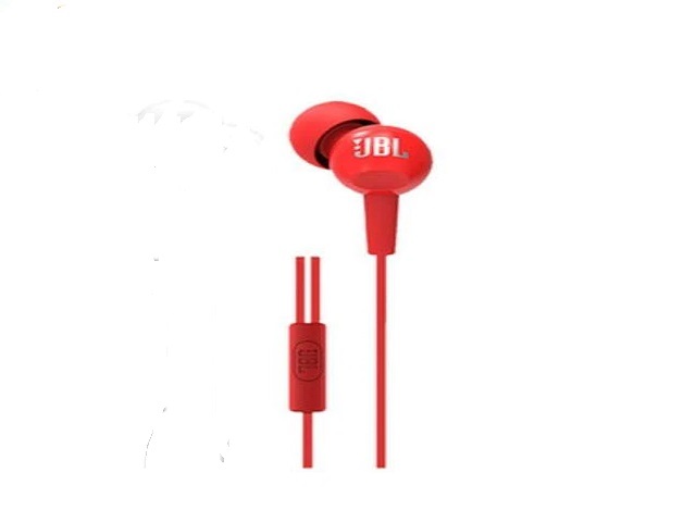 Jbl  C100  Earphones  Para Phone  Wired  Rojo - C100IRD