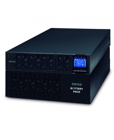 Forza Atlas FDC-110KMR-ISO - UPS (montaje en rack / externo) - AC 110-300 V - 10000 vatios - 10000 VA - 9 Ah - RS-232, USB - 2U - negro
