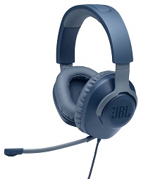 JBL - Quantum 100 - Headset - Para Computer - Wired - Azul - JBL