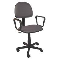 Computer Chair W Arm Rest Black - QZY-H4 BLACK
