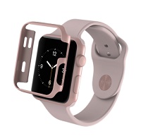 202002477 Zagg Invisibleshield  Bumper  Gold  Para Apple Watch  40Mm S4