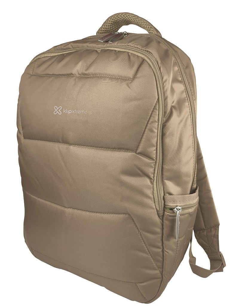 Klip Xtreme  Notebook Carrying Backpack  156  1200D Nylon  Khaki  Two Compartments - KNB-426KH