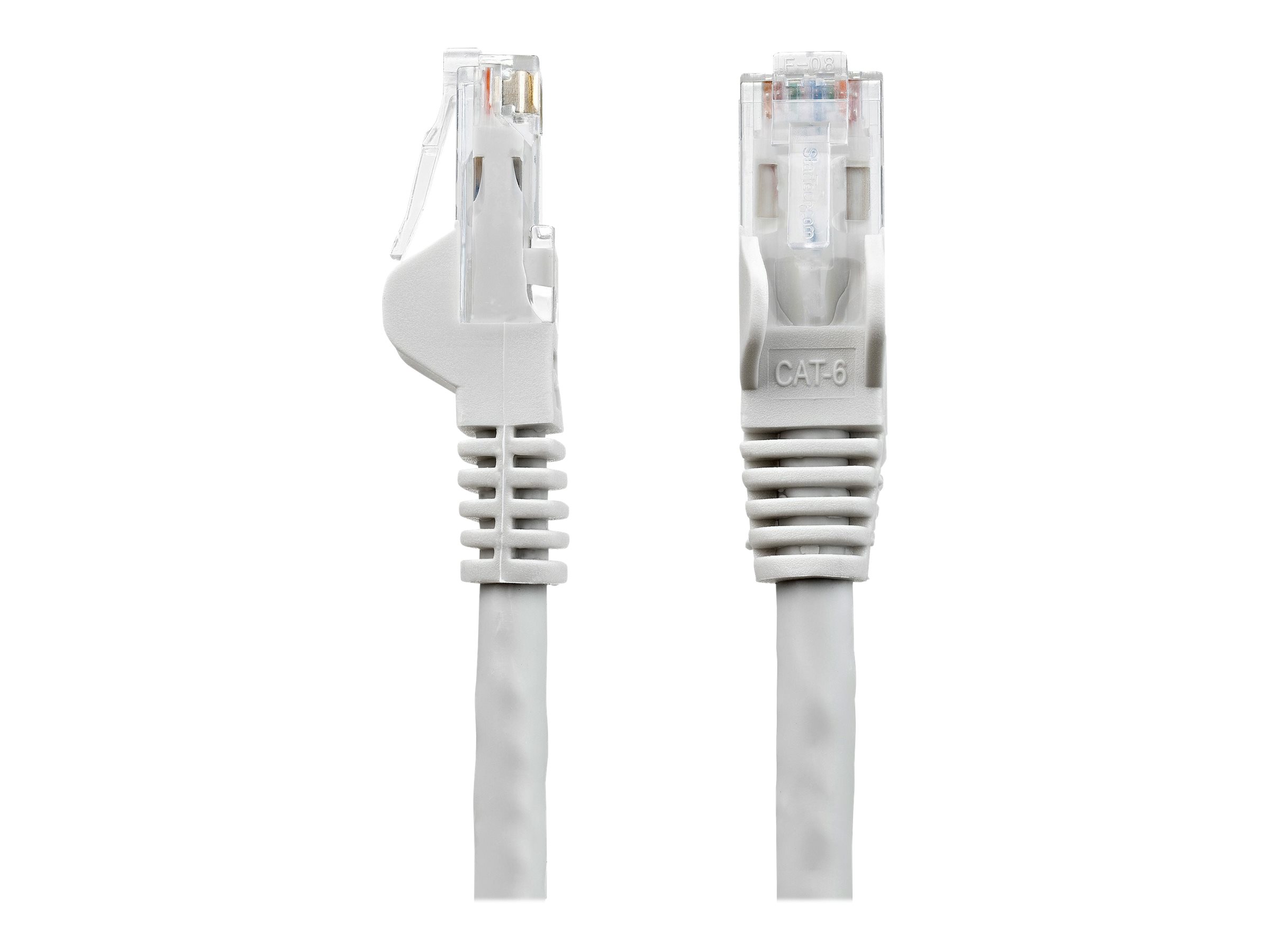 Startechcom 14Ft Cat6 Ethernet Cable 10 Gigabit Snagless Rj45 650Mhz 100W Poe Patch Cord Cat 6 10Gbe Utp Network Cable WStrain Relief Gray Fluke TestedWiring Is Ul CertifiedTia  Category 6  24Awg N6Patch14Gr  Cable De Interconexin  Rj45 M A Rj45 M  43 M  Utp  Cat 6  Moldeado Sin Enganches  Gris - N6PATCH14GR