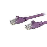 Startechcom 6In Cat6 Ethernet Cable 10 Gigabit Snagless Rj45 650Mhz 100W Poe Patch Cord Cat 6 10Gbe Utp Network Cable WStrain Relief Purple Fluke TestedWiring Is Ul CertifiedTia  Category 6  24Awg N6Patch6Inpl  Cable De Interconexin  Rj45 M A Rj45 M  1524 Cm  Utp  Cat 6  Moldeado Sin Enganches  Prpura - N6PATCH6INPL