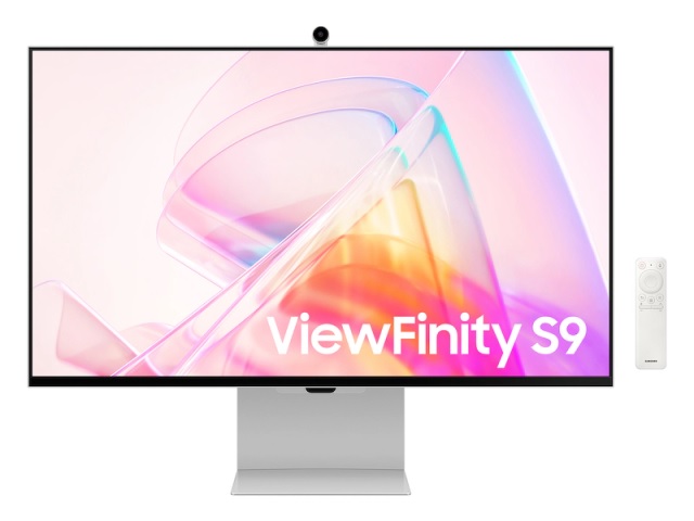 Samsung ViewFinity S9 S27C900PAN - S90PC Series - monitor LED - inteligente - 27" - 5120 x 2880 5K @ 60 Hz - IPS - 600 cd/m² - 1000:1 - 5 ms - Mini DisplayPort, Thunderbolt 4 - altavoces - plata, plateado metálico