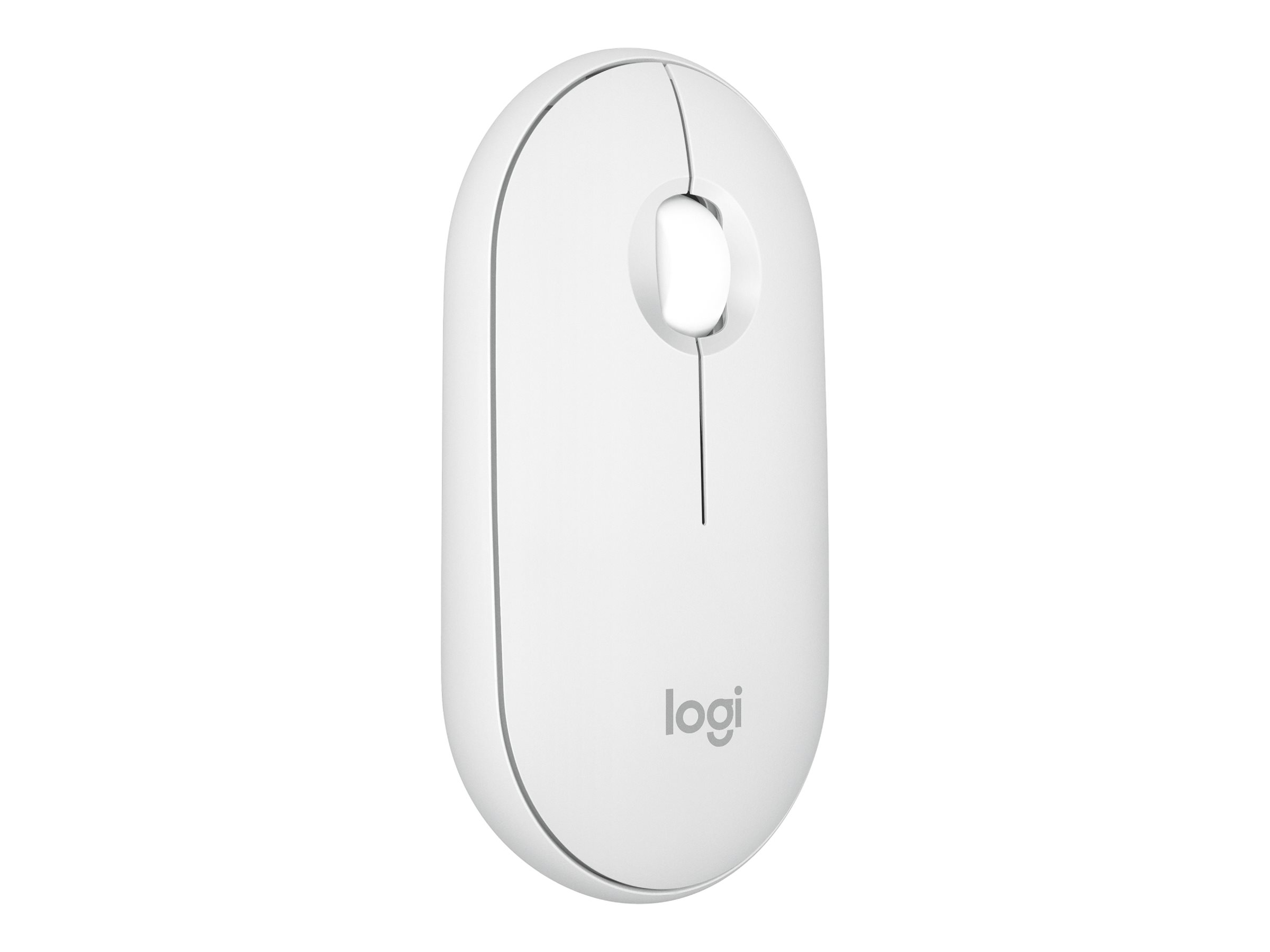 Mouse inalámbrico óptico Logitech Pebble Mouse 2 M350s Blanco 910-007047