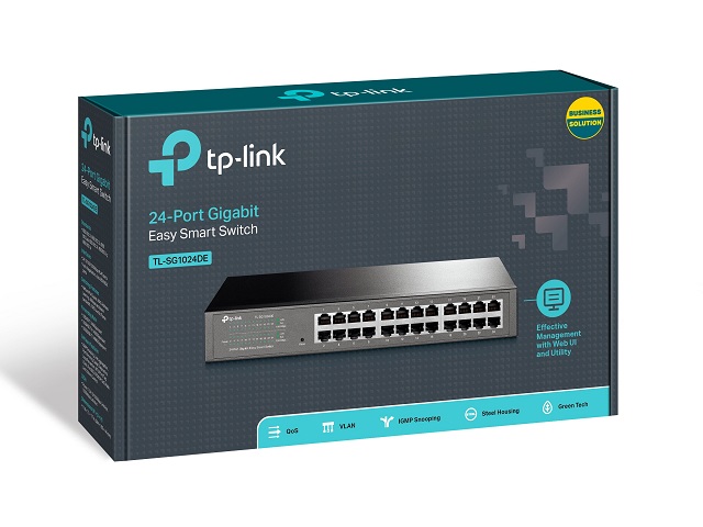 TP-Link JetStream TL-SG1024DE - Conmutador - 24 x 10/100/1000 - montaje en rack