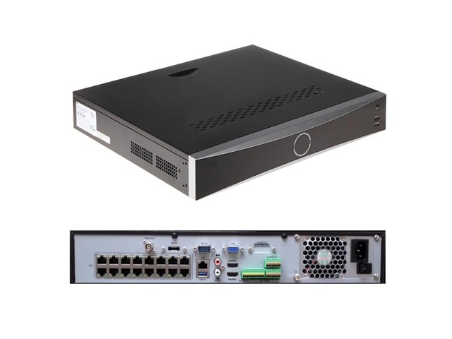 Hikvision - Standalone NVR - 32 Video Channels - Networked - 1.5U 16 PoE 8K DeepinMind