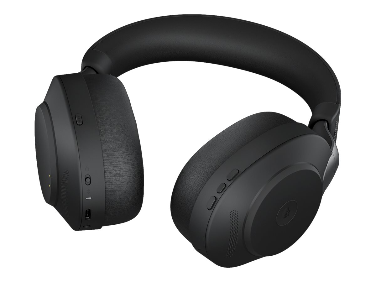 Jabra Evolve2 - Auriculares con cable de 30 UC, USB-C, mono, negro, ligero,  portátil, con 2 micrófonos integrados, auriculares de trabajo con audio