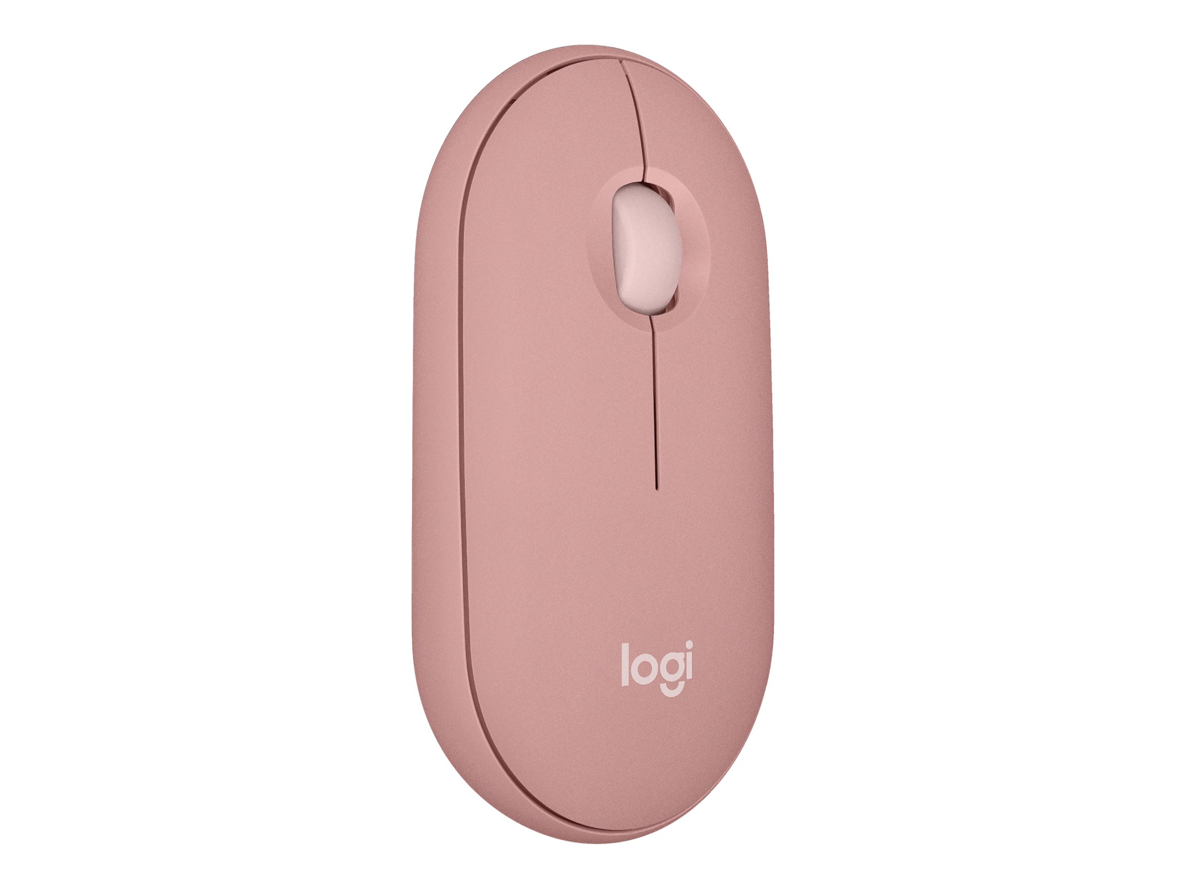 Logitech Pebble Mouse 2 M350s Raton Inalambrico Bluetooth Rosa 910-007048