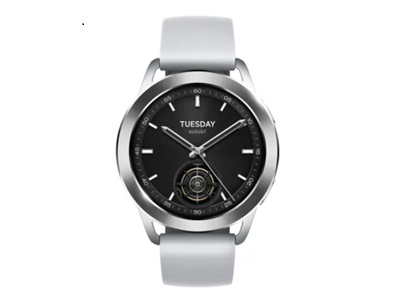 Xiaomi Watch S3 - Smart watch - Marco metálico bisel de acero inoxidable y correa de fluoroelastómero Pantalla AMOLED – Diseño circular de 1.43- 150+ modos deportivos  Autonomía de hasta 15 días (uso típico -Aluminum silver