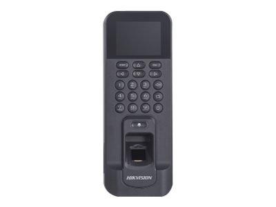 Hikvision Pro Series DS-K1T804AMF - Terminal de control de acceso con lector de huellas dactilares - cableado - Wi-Fi - 10/100 Ethernet - negro