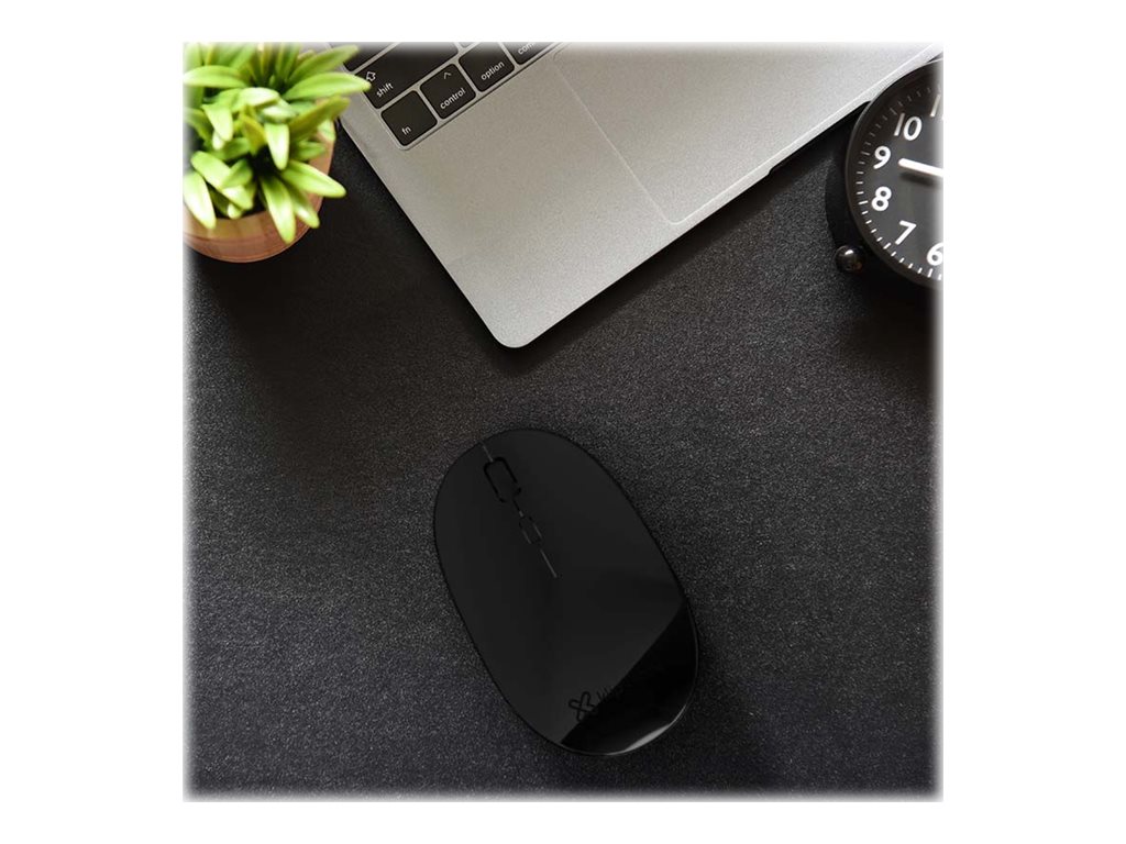 Klip Xtreme Arrow BT KMB-251BK - Ratón - diestro y zurdo - óptico - 4 botones - inalámbrico - Bluetooth 5.1 - negro