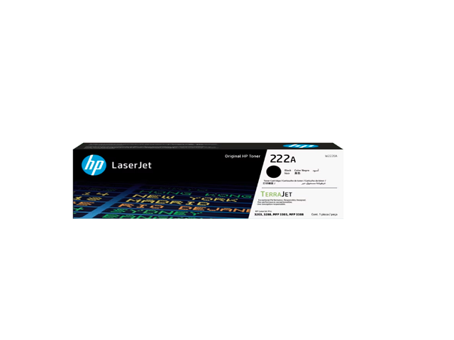 HP - Toner cartridge - Black - 222A BLACK ORIGINAL LASER