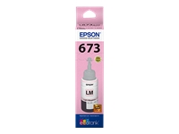 Epson T673 - Magenta claro - original - recarga de tinta - para Epson L1800, L800, L805, L810, L850; EcoTank L1800