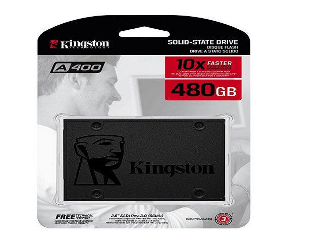 Kingston A400 - SSD - 480 GB - interno - 2.5" - SATA 6Gb/s