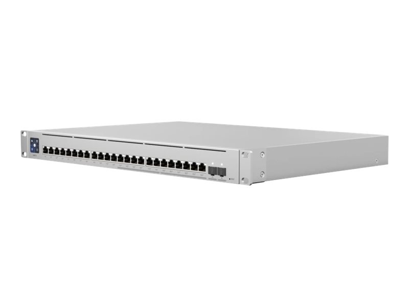 Ubiquiti UniFi Switch USW-Enterprise-24-PoE - Conmutador - L3 - Gestionado - 12 x 100/1000/2.5G (PoE+) + 12 x 10/100/1000 (PoE+) + 2 x 10 Gigabit SFP+ - montaje en rack - PoE+ (400 W)