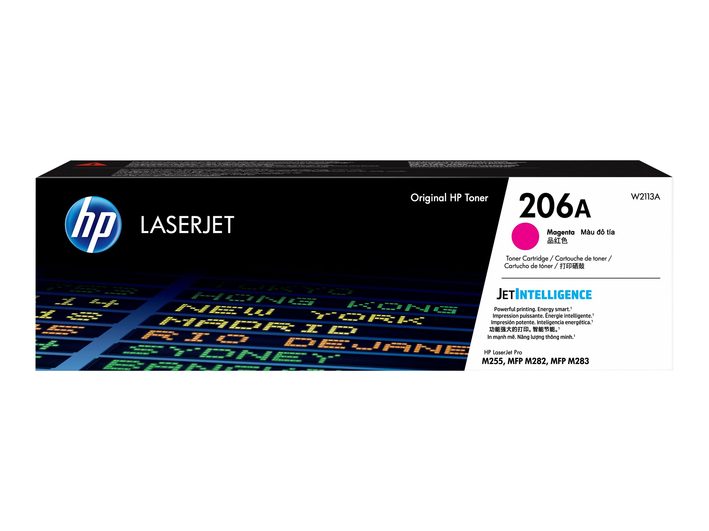 HP 206A - Magenta - original - LaserJet - cartucho de tóner (W2113A) - para Color LaserJet Pro M255, M283, MFP M282, MFP M283