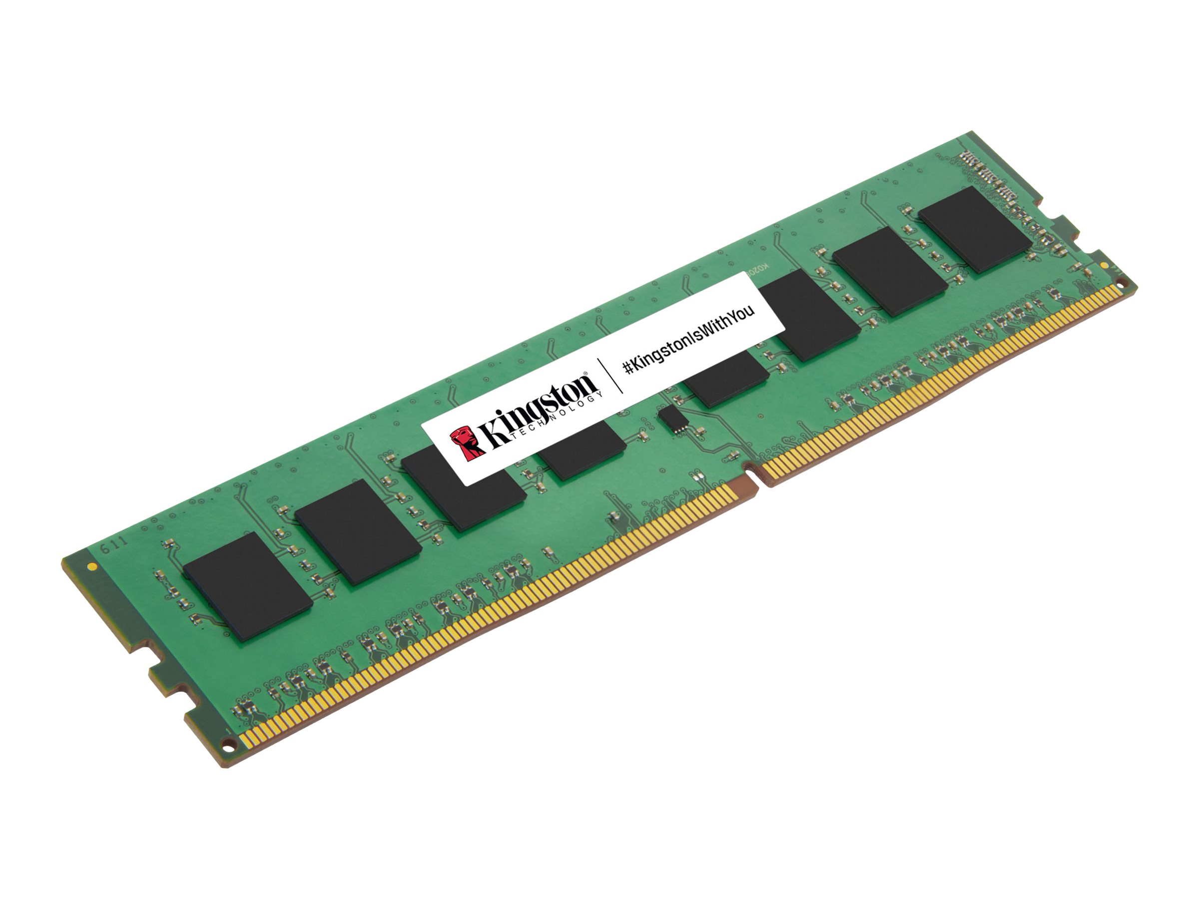 Kingston ValueRAM - DDR4 - módulo - 8 GB - DIMM de 288 contactos - 3200 MT/s / PC4-25600 - CL22 - 1.2 V - sin búfer - no ECC