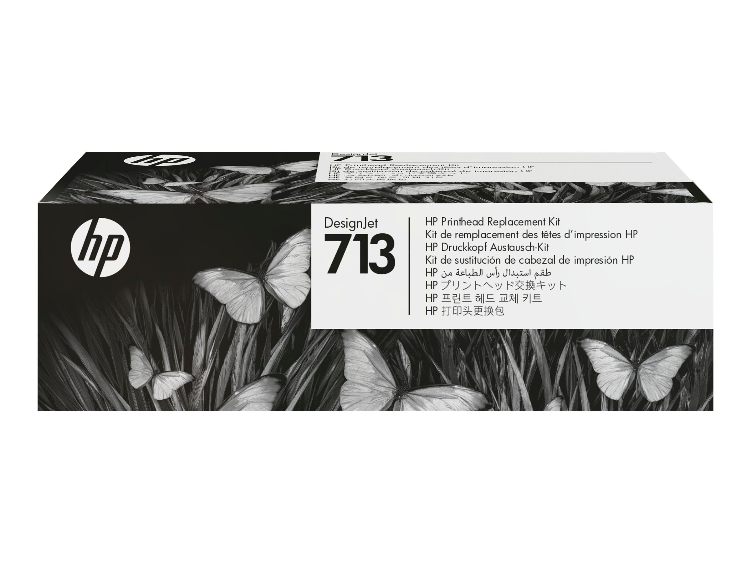 HP 713 - Paquete de 4 - amarillo, cián, magenta, negro pigmentado - original - DesignJet - kit de recambio de cabezal de impresión - para DesignJet Studio, T210, T230, T250, T630, T650