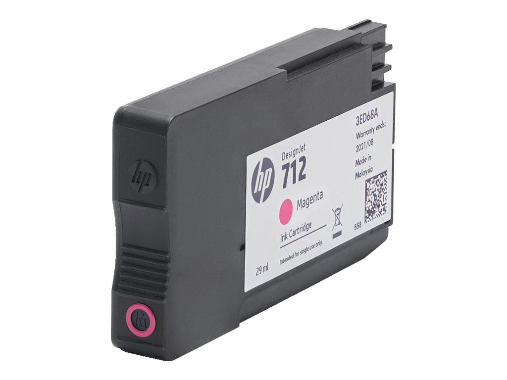 HP 712 - 29 ml - magenta - original - DesignJet - cartucho de tinta - para DesignJet Studio, T210, T230, T250, T630, T650