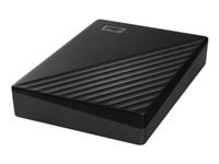 WD My Passport WDBPKJ0040BBK - Disco duro - cifrado - 4 TB - externo (portátil) - USB 3.2 Gen 1 - AES de 256 bits - negro