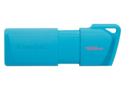 Kingston - USB flash drive - USB 3.2 Gen 2 - NEON Aqua Blue