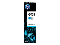 HP GT52 - 70 ml - cián - original - recarga de tinta - para HP 11X, 31X; Deskjet GT 58XX; Smart Tank 500, 51X, 530, 6001, 615, 70XX, 73XX, 76XX