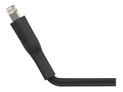 Belkin BoostCharge - Cable Lightning - 24 pin USB-C macho a Lightning macho - 1 m - negro - suministro de potencia USB (18W)