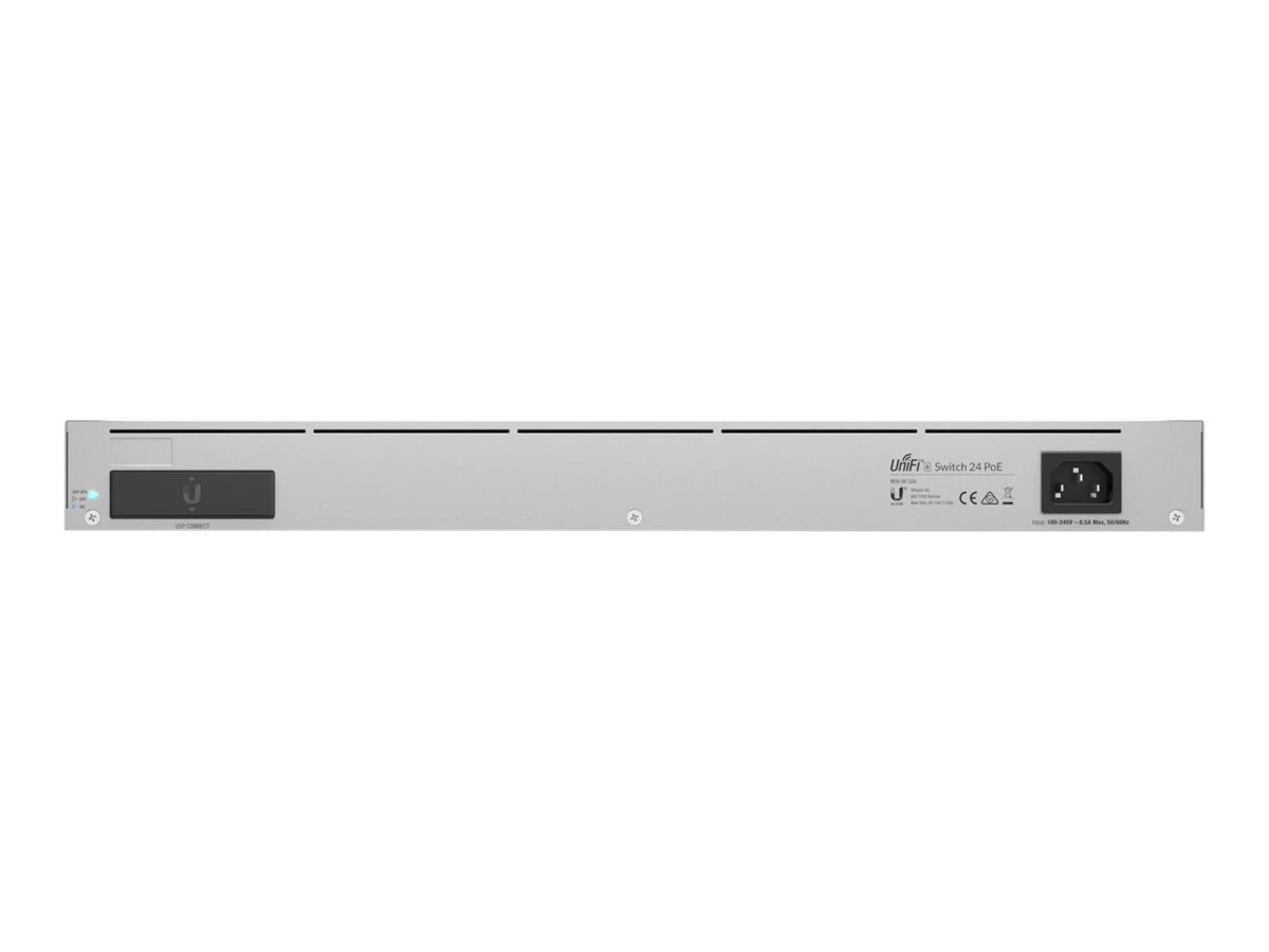 Ubiquiti UniFi Switch USW-Enterprise-24-PoE - Conmutador - L3 - Gestionado - 12 x 100/1000/2.5G (PoE+) + 12 x 10/100/1000 (PoE+) + 2 x 10 Gigabit SFP+ - montaje en rack - PoE+ (400 W)