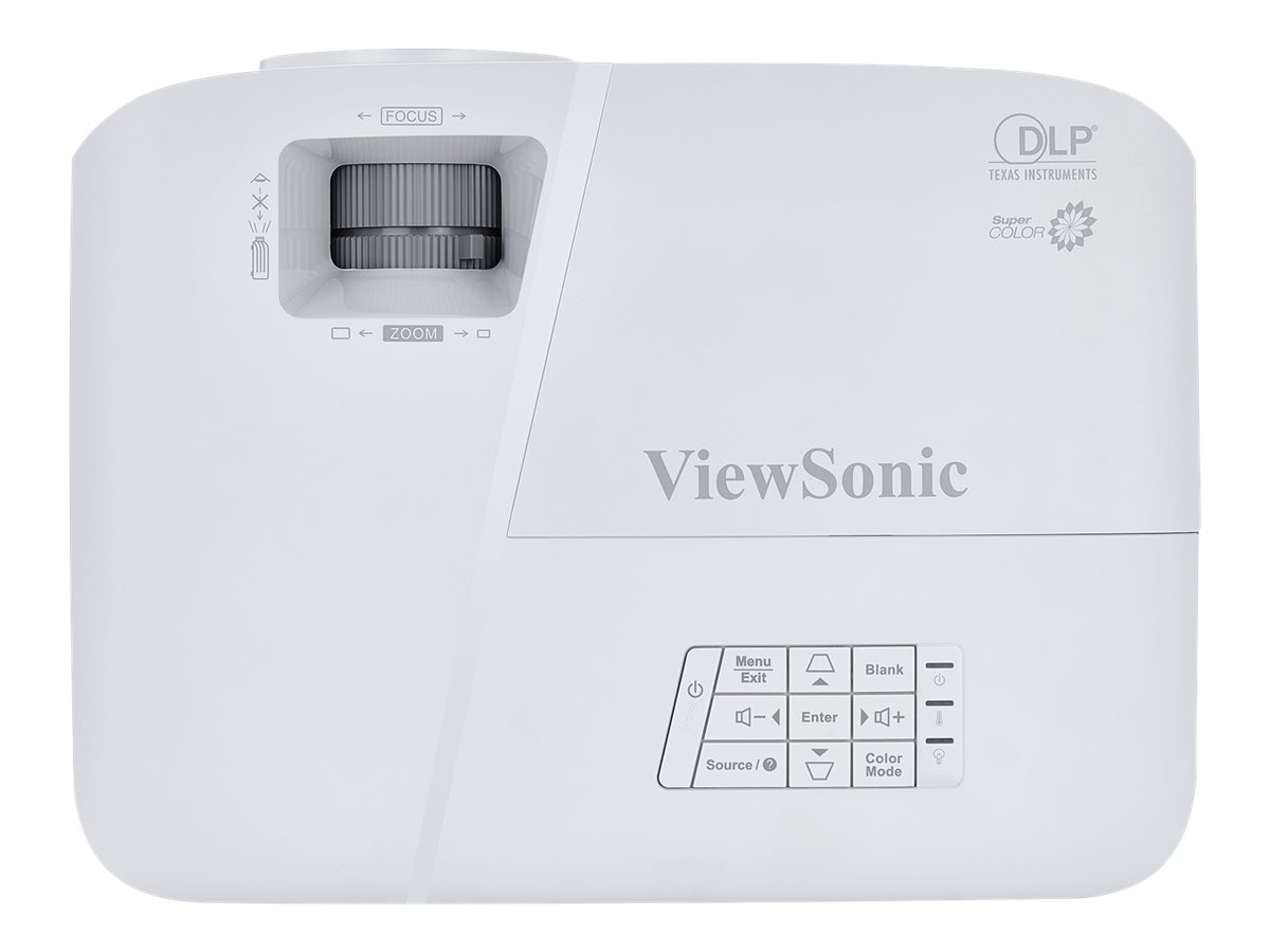 ViewSonic PA503S - Proyector DLP - 3D - 4000 ANSI lumens - SVGA (800 x 600) - 4:3 - con 1 año de servicio de cambio urgente