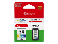 Canon CL-54XL - 12.6 ml - gran capacidad - color (cian, magenta, amarillo) - original - cartucho de tinta - para PIXMA E401, E402, E461, E471