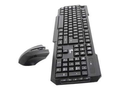 Xtech XTK-309S - Juego de teclado y ratón - inalámbrico - 2.4 GHz - QWERTY - español