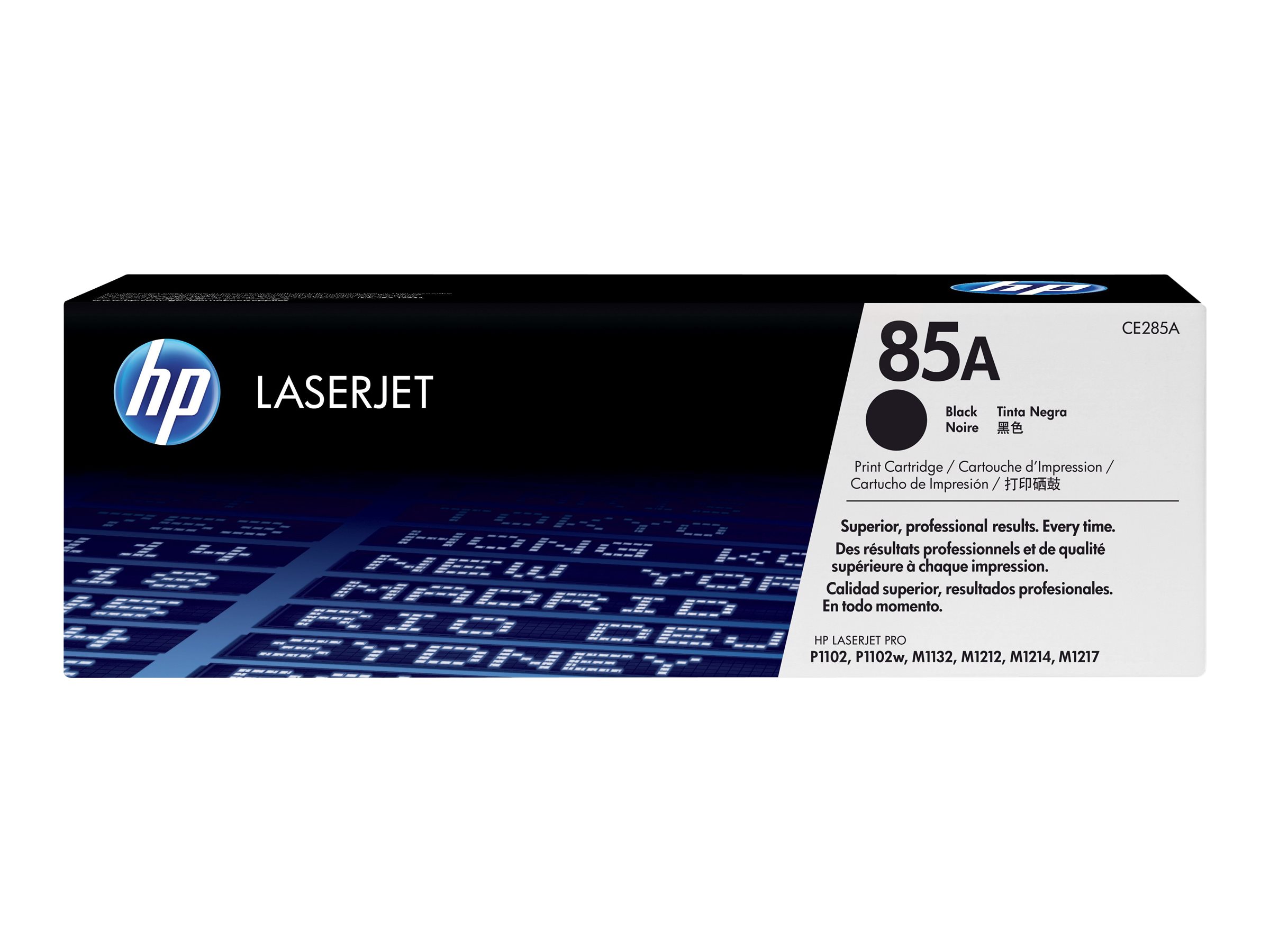 HP 85A - Negro - original - LaserJet - cartucho de tóner (CE285A) - para LaserJet Pro M1132 MFP, M1212nf MFP, M1217nfw MFP, P1102, P1102s, P1102W, P1109, P1109W