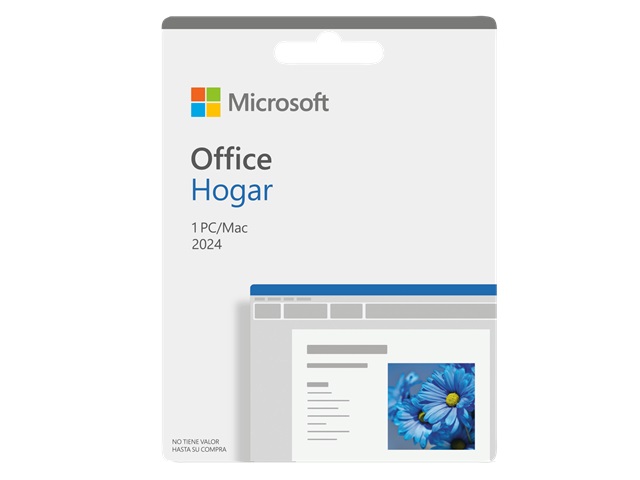 Microsoft Office Hogar 2024 - Licencia básica - 1 usuario activo - Tarjeta de activación - Windows / MacOS - Todos los idiomas - Retail Online LatAm Only