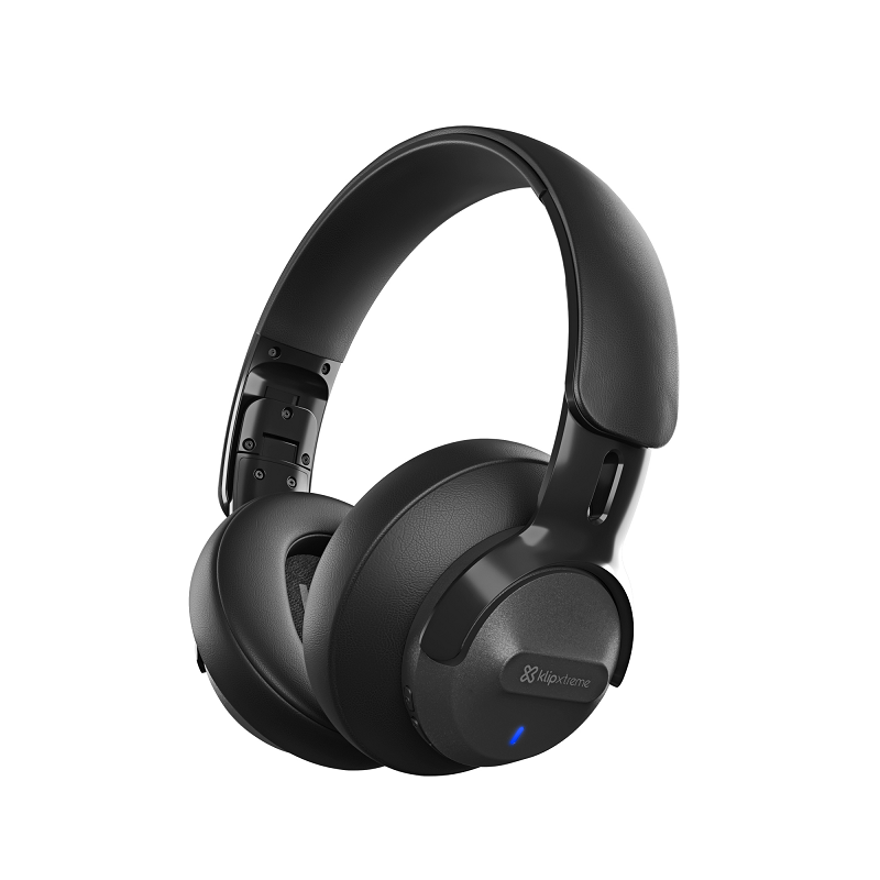 Klip Xtreme - KNH-750GR - Headphones - Para Home audio - Wireless - ANC - 44Hr - Gray
