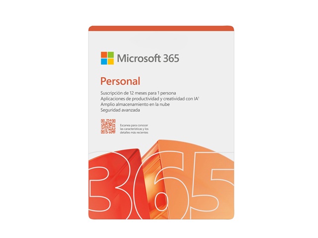 Microsoft 365 Personal - Subscription - Windows - PK Lic 1YR Online LatAm ONLY E